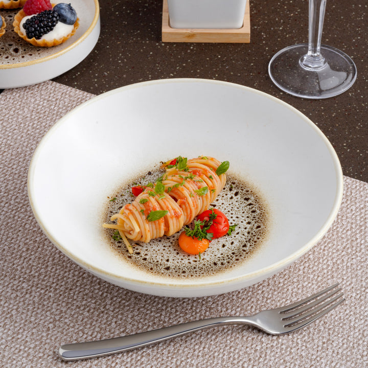 Porcelain Deep Plate | Vital Coupe Round Deep Plate | 6 Pcs