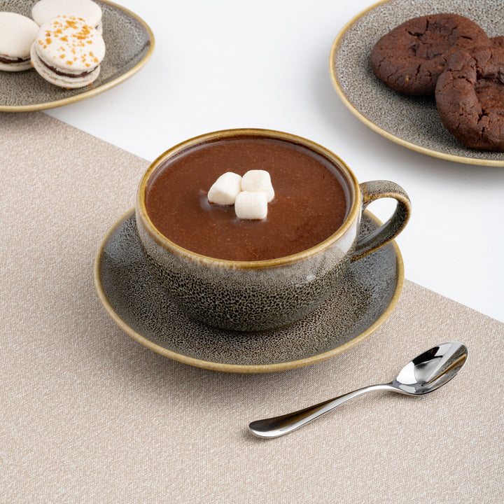 Porcelain Cup | 9.5 oz Vital Coupe Espresso Tea Cup | 6 Pcs