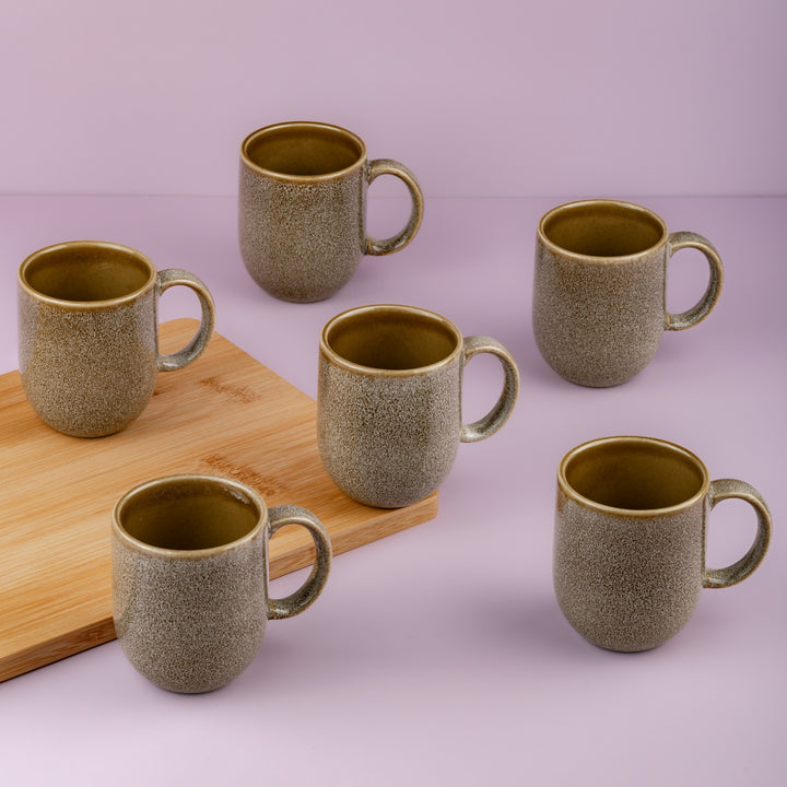 Porcelain Mug | 10oz Vital Coupe Espresso Coffee Mug | 6 Pcs