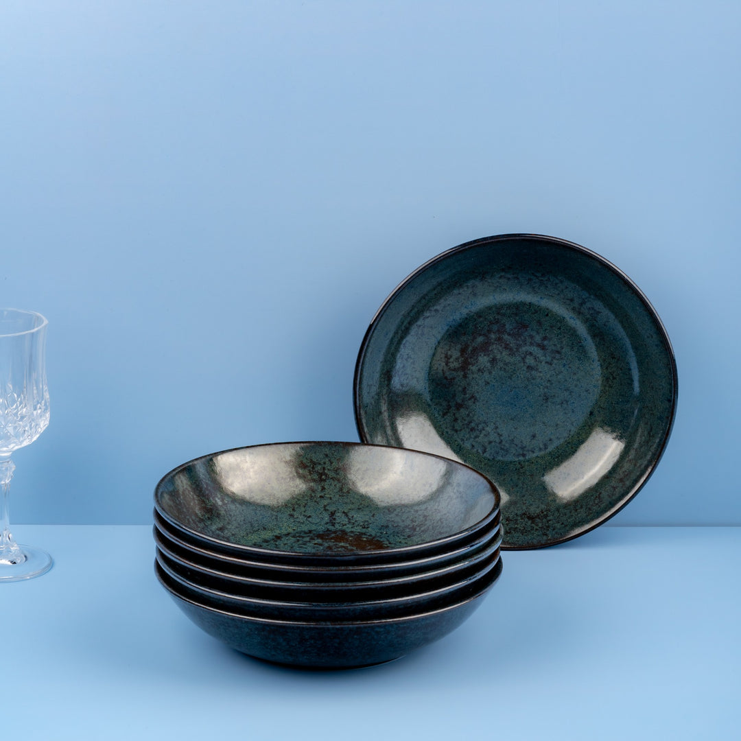 Porcelain Plate | 8.2" Vital Coupe Round Deep Plate, 6 Pcs