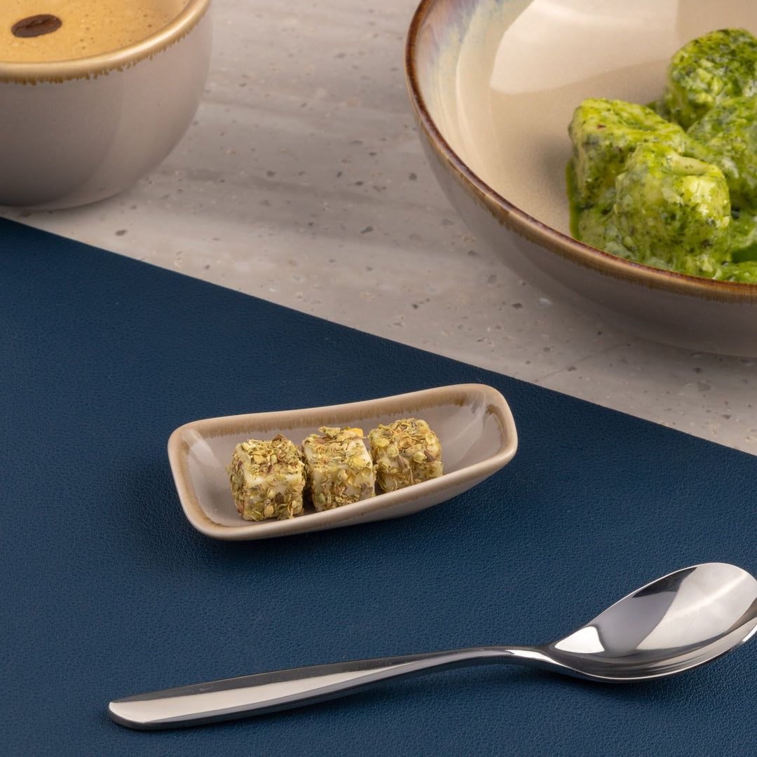 Porcelain Platter | Vital Rectangle Plate, 3.1x1.7" | 24 Pcs