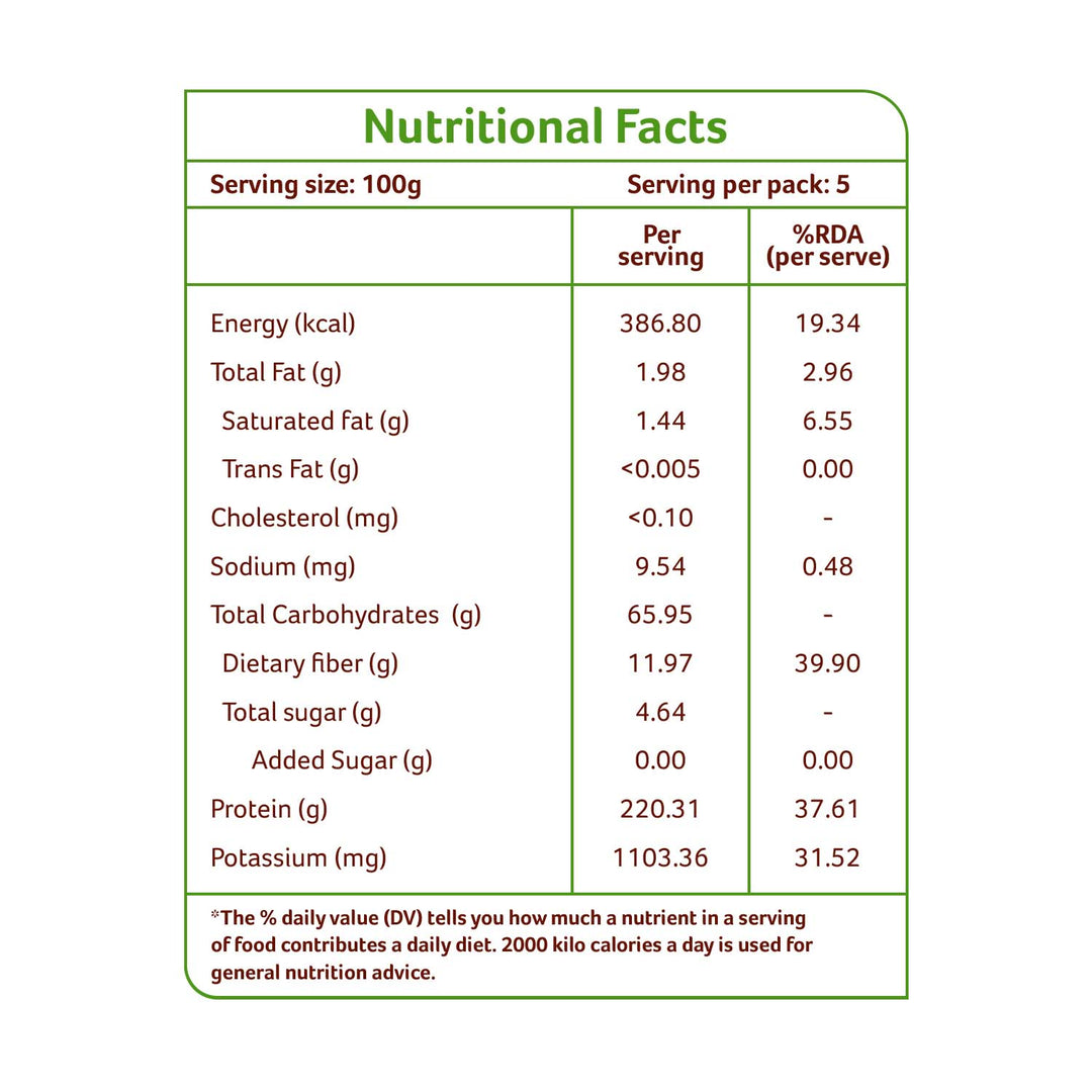 Organic Toor Dal 4 lbs Pack of 6
