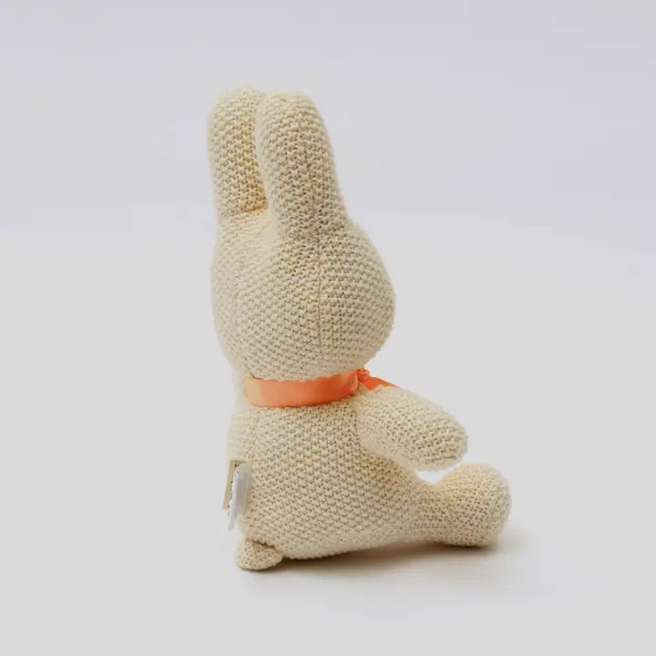 Handmade Cotton Knitted Bunny Plush Toy for Babies & Kids