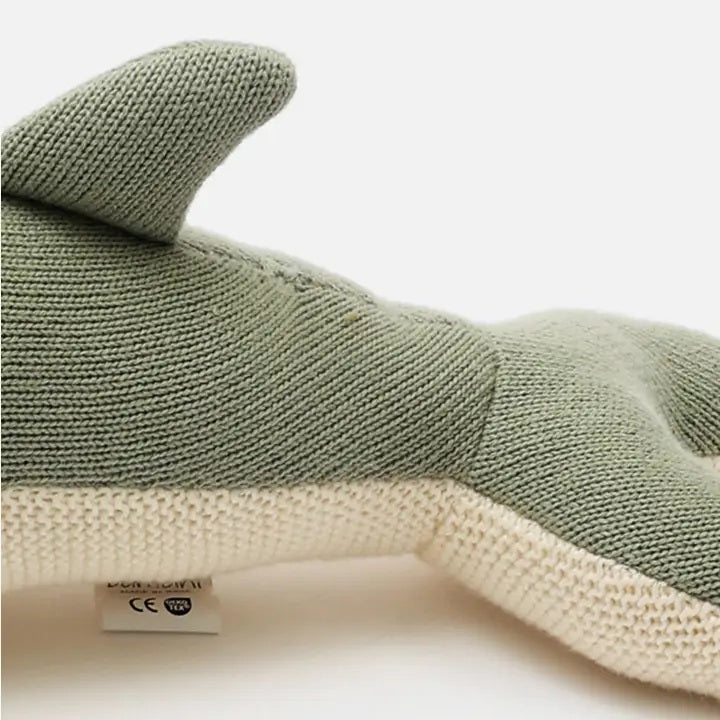 Handmade Cotton Knitted Dolphin Plush Toy for Babies & Kids
