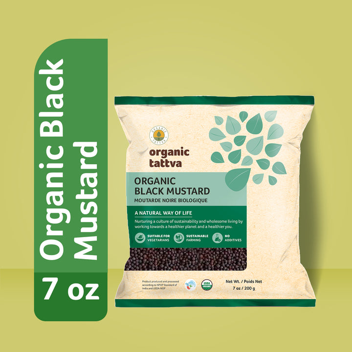 Organic Black Mustard 7 oz Pack of 24