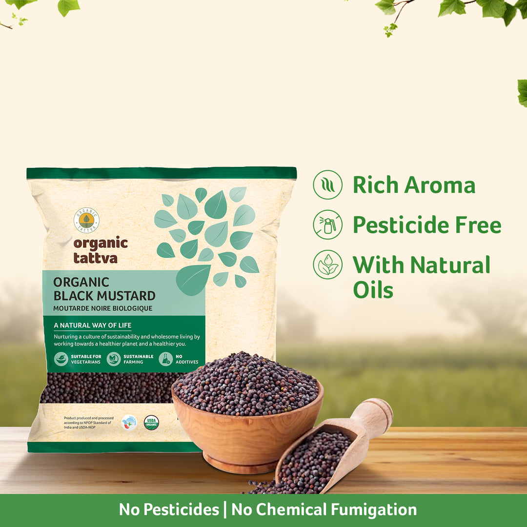 Organic Black Mustard 7 oz Pack of 24