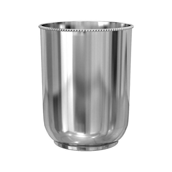 7 Qt Stainless Steel Bathroom Wastebasket | Rust-Resistant Trash Bin