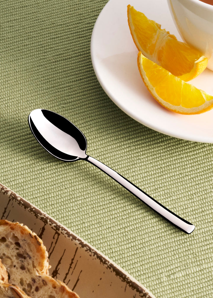 Stainless Steel Mocca Spoon | 4.5", Silver, Set of 12
