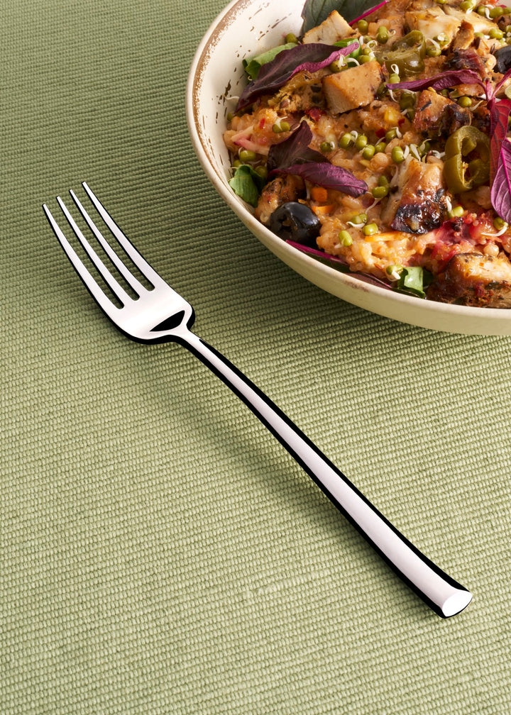 Stainless Steel Salad/Dessert Fork | 7.5", Silver, 12 Pcs
