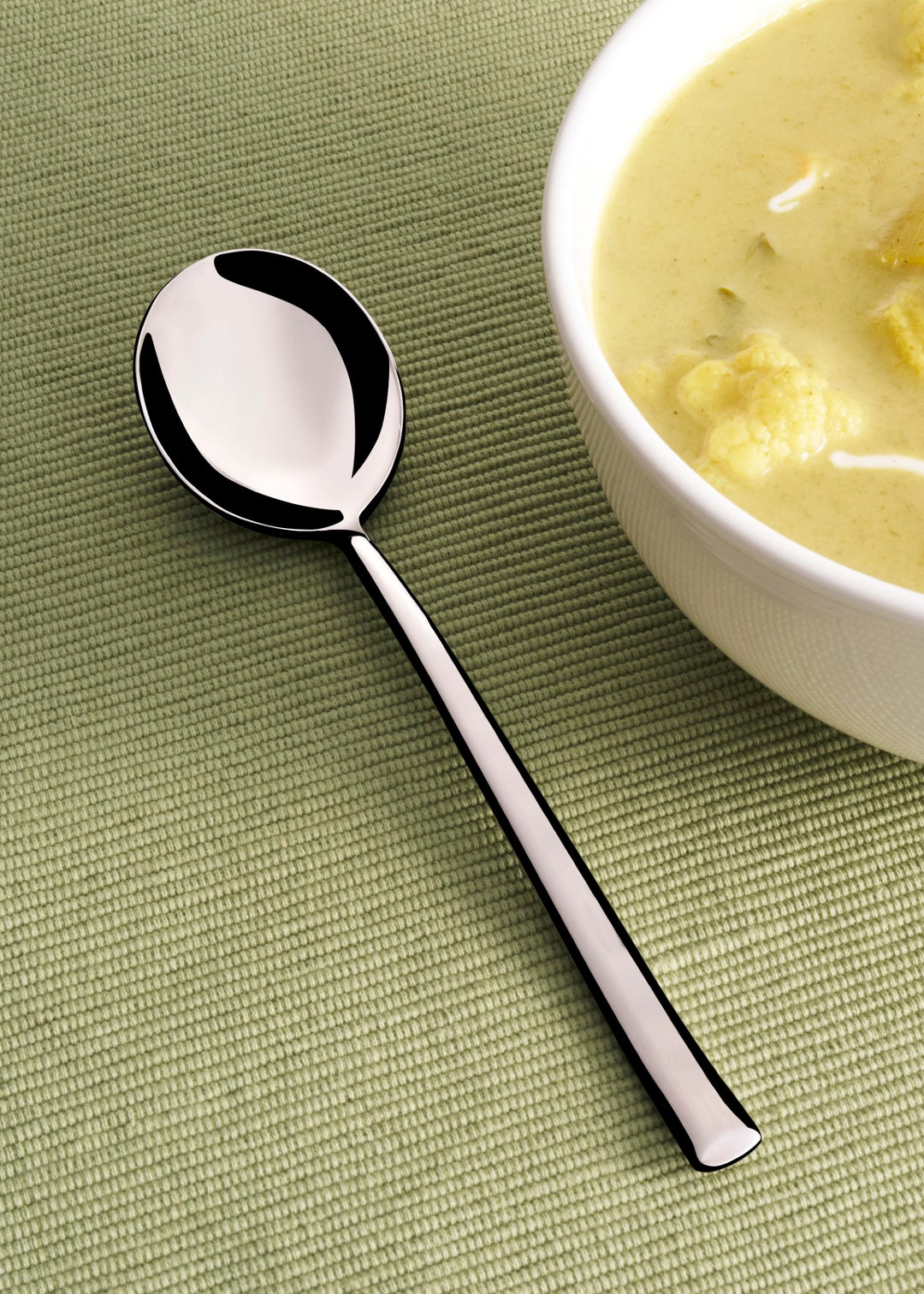 Stainless Steel Soup Spoon | 7.14", Silver, Set of 12