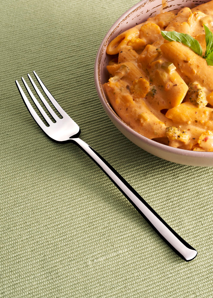 Stainless Steel Dinner Fork | 8.14", Silver, Set of 12