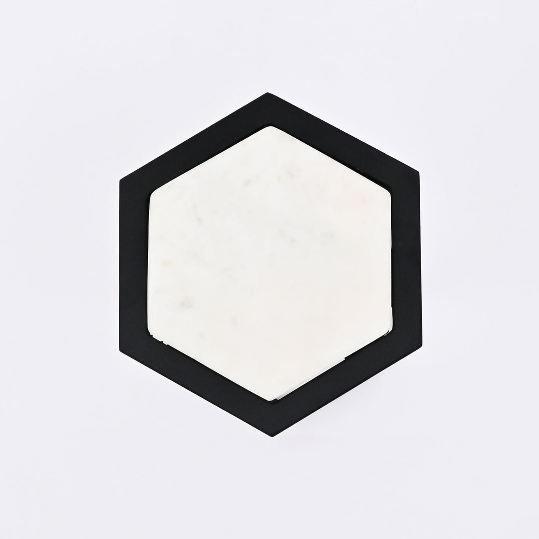 Nesting Tables | Marble Side Tables | Set of 2 End Tables | Modern Living Room Decor