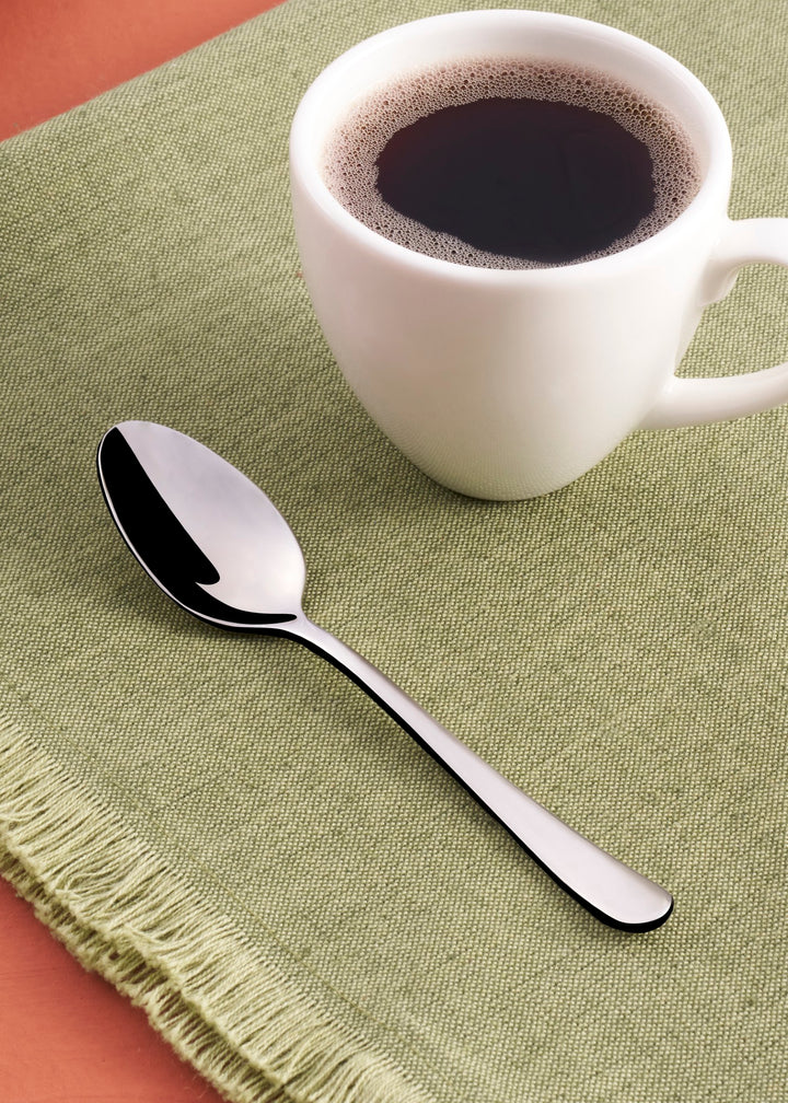 Stainless Steel Mocca Spoon | 4.7", Silver, Pack of 12