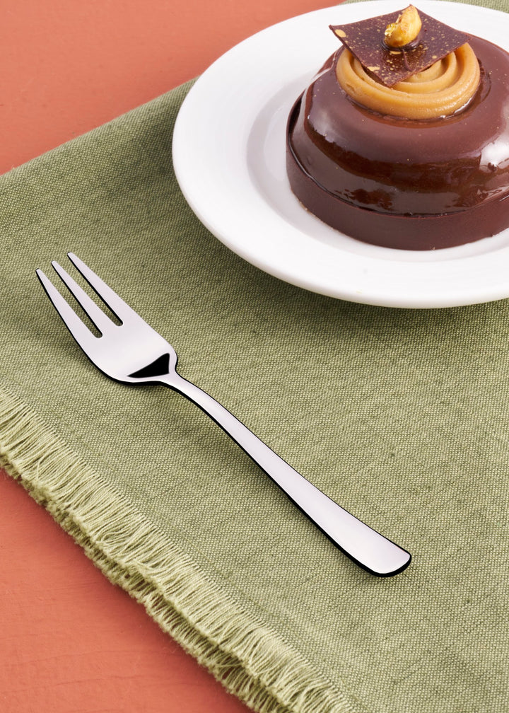 Stainless Steel Cake Fork | 5.8", Silver, Pack of 12
