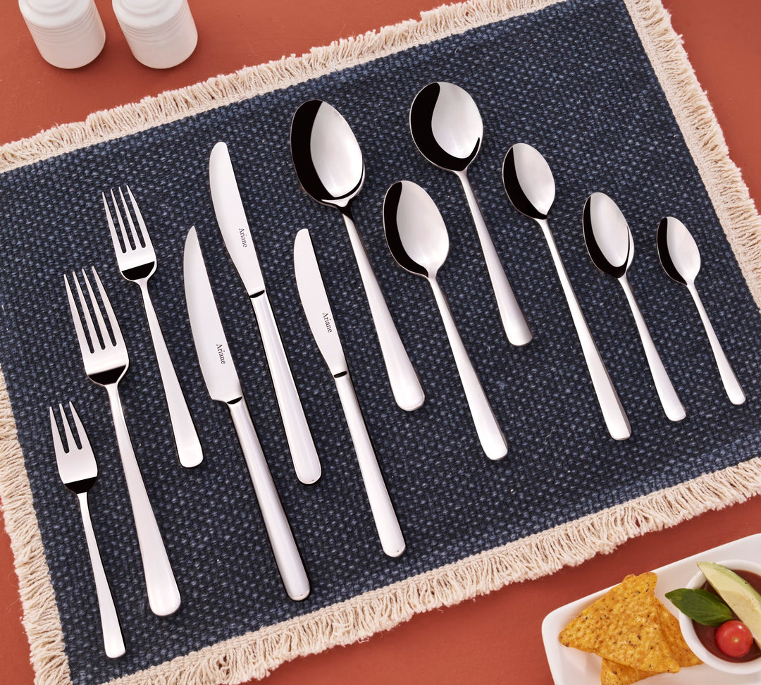 Stainless Steel Cake Fork | 5.8", Silver, Pack of 12