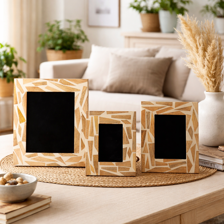 Photo Frame | Handcrafted Resin Inlay Picture Frame | Elegant Home Décor Accent