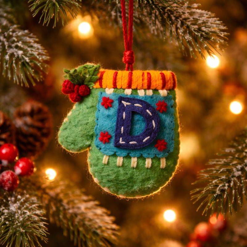 Christmas Hanging Felt Ornament | Green