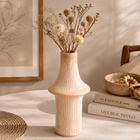 Handcrafted Ecomix Vase | Eco Friendly Decorative Vase (17” / 13.5”)