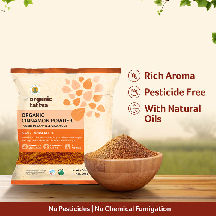 Organic Cinnamon Powder 7 oz Pack of 24