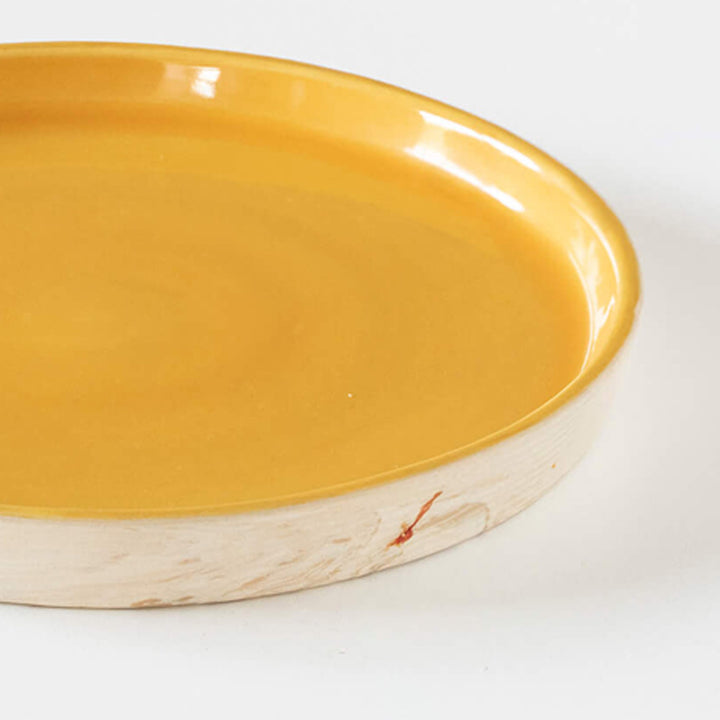 Amber Love Ceramic Dinner Plate