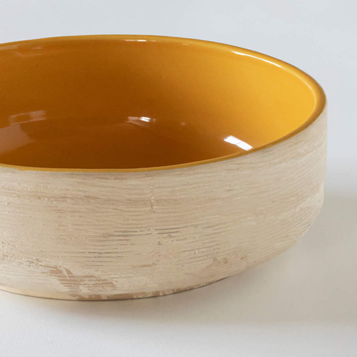 Amber Love Ceramic Salad Bowl