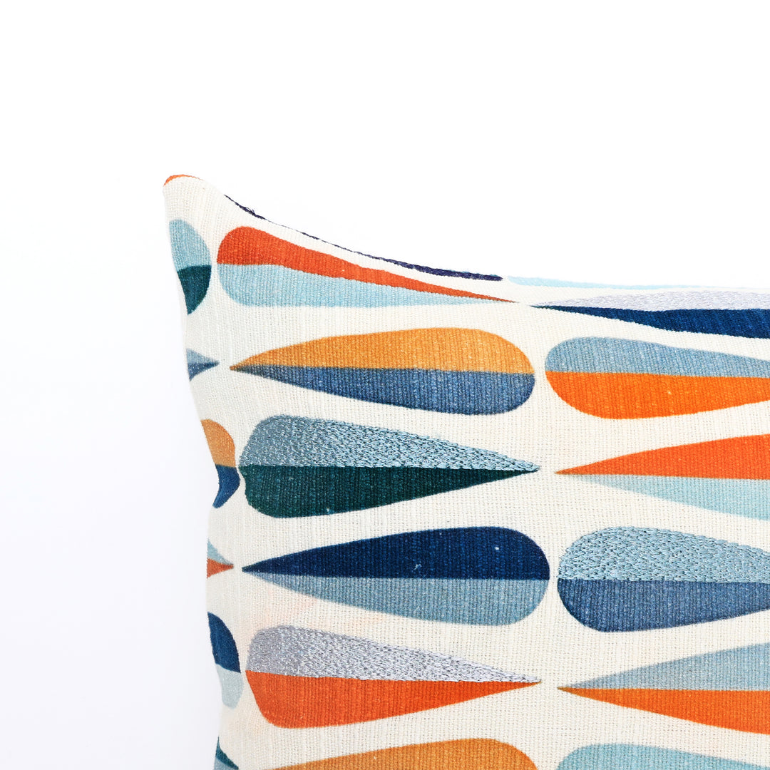 Retro Stitch Printed Pillow 18"x18"(With Filler)