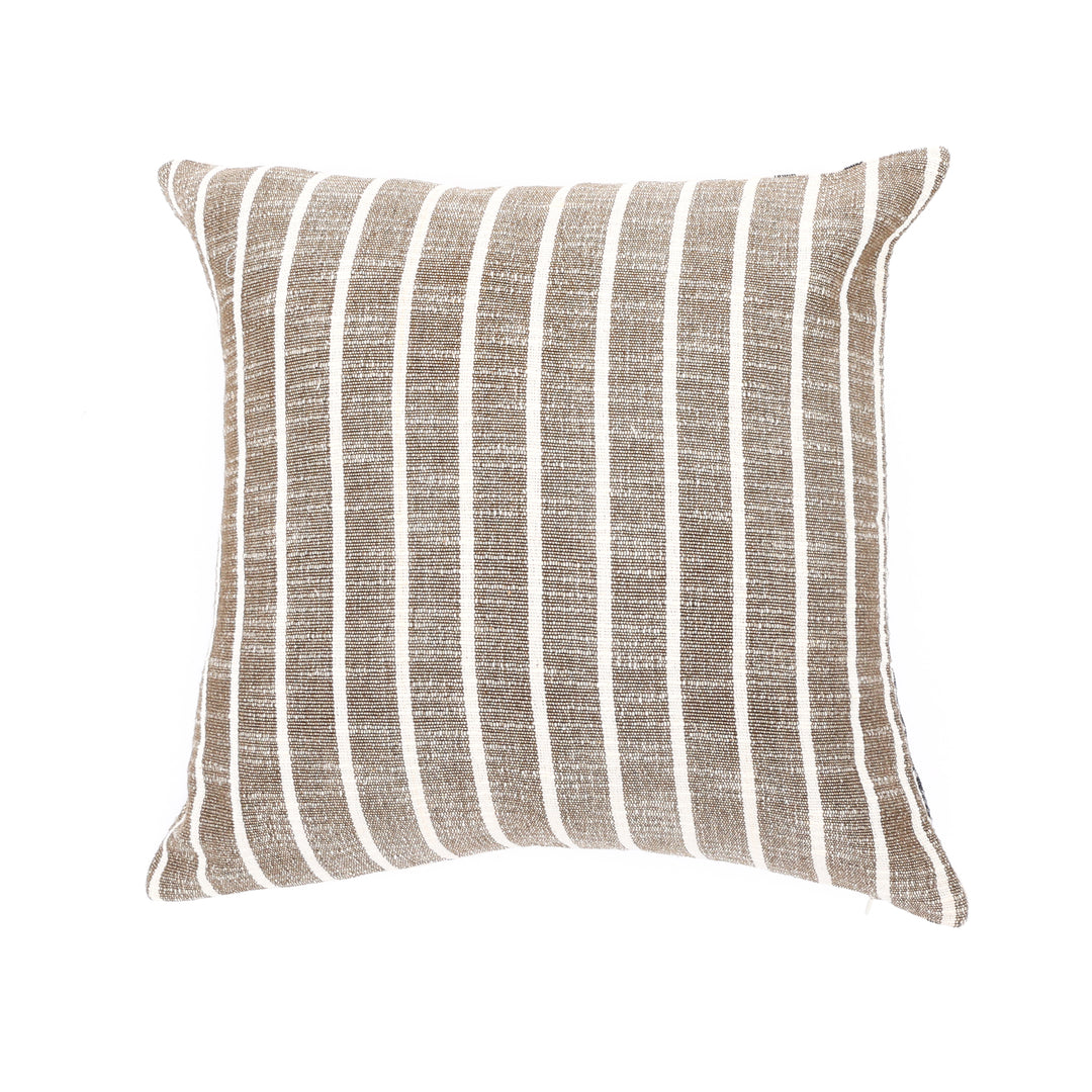 Double Sided Striped Cushion (Grey) 18"X18"(With Filler)