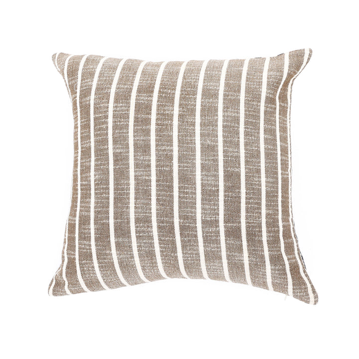 Double Sided Striped Cushion (Grey) 18"X18"(With Filler)