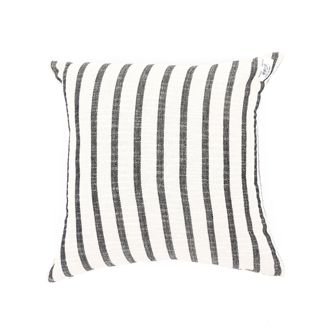 Double Sided Striped Cushion (Grey) 18"X18"(With Filler)