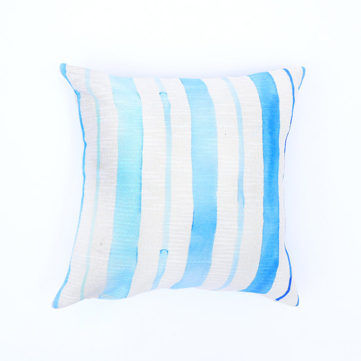 Wave Whispers Printed Pillow 18"X18"(With Filler)