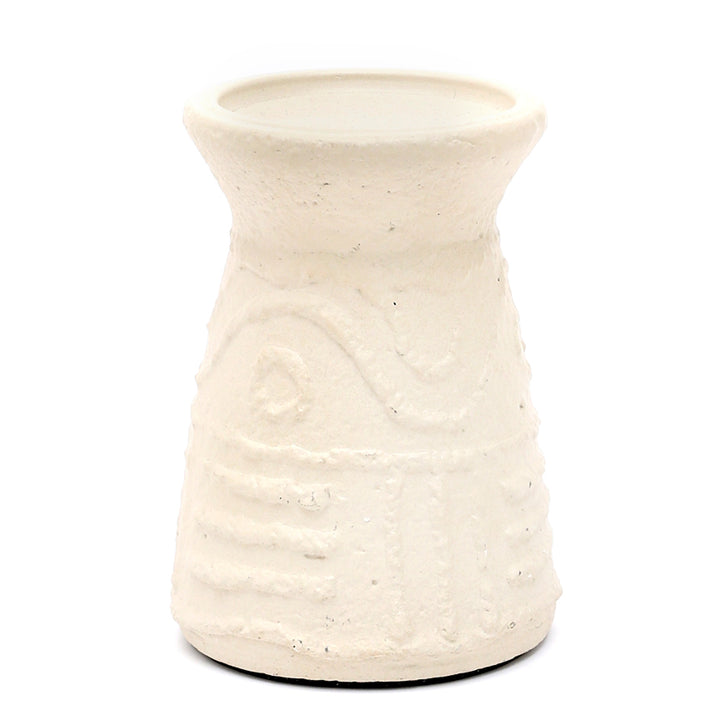 Terracotta Emboss Painted Candle Holder