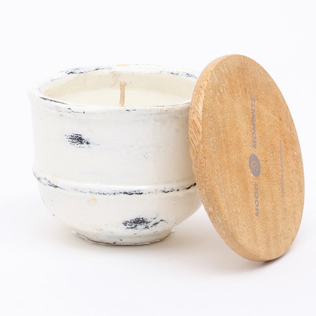 Lavender Vanilla Terracotta Jar Wax Candle (1 Wick)