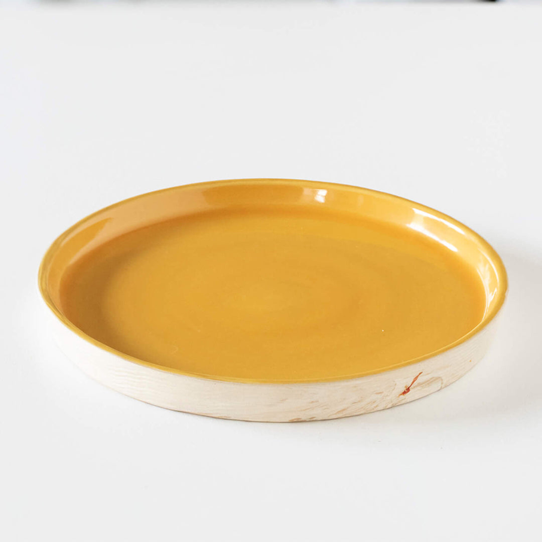 Amber Love Ceramic Dinner Plate