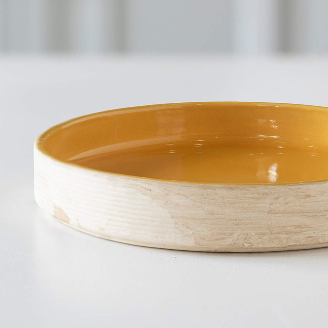 Amber Love Ceramic Pasta Bowl