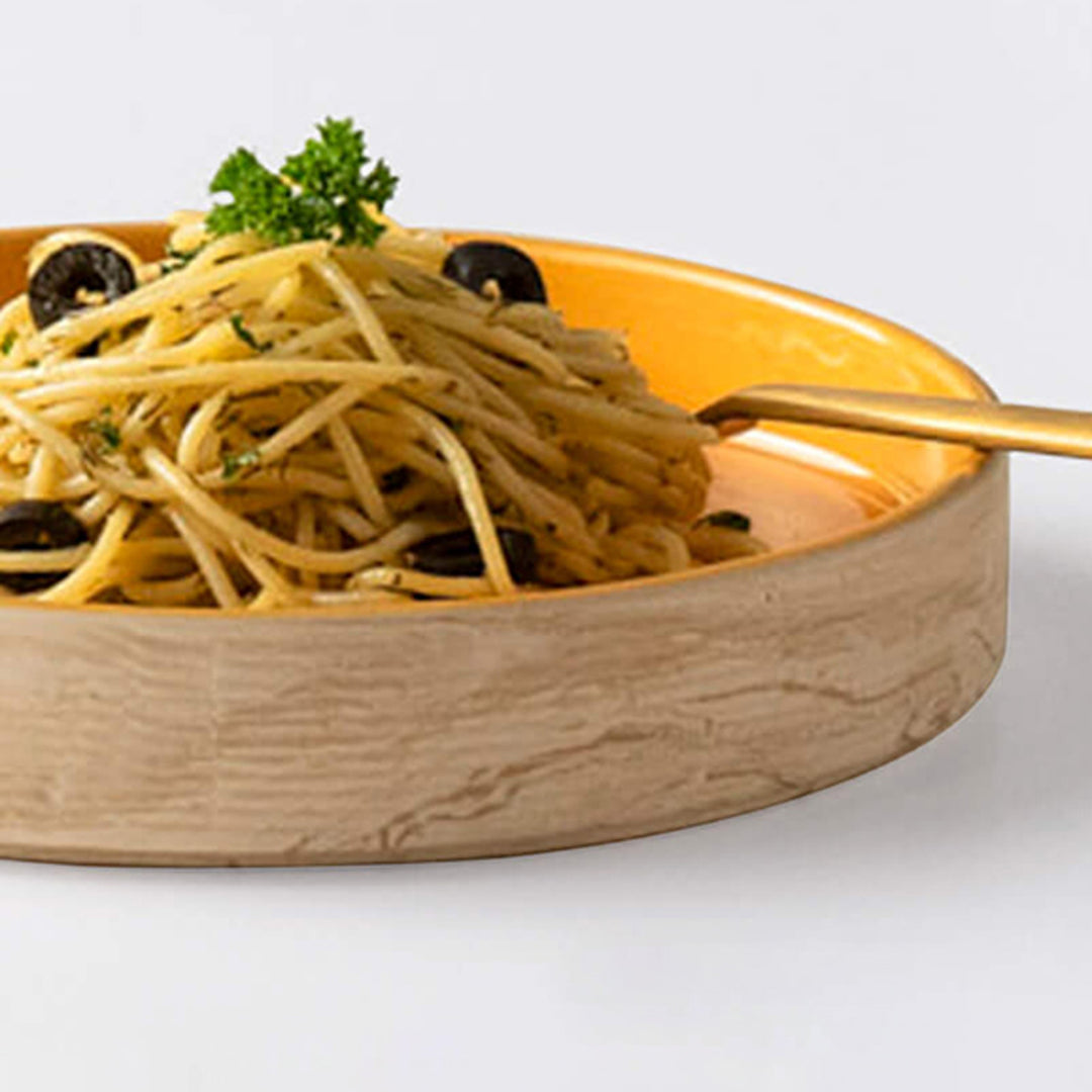 Amber Love Ceramic Pasta Bowl