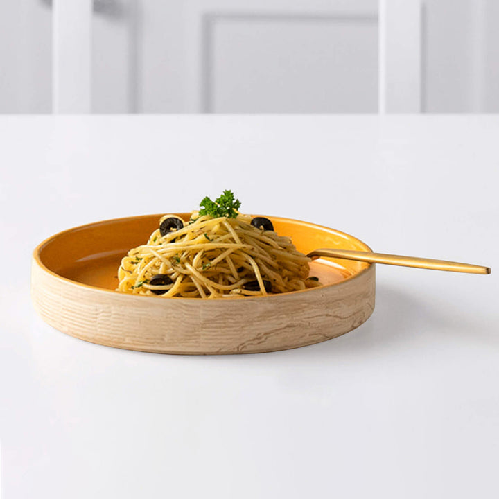 Amber Love Ceramic Pasta Bowl