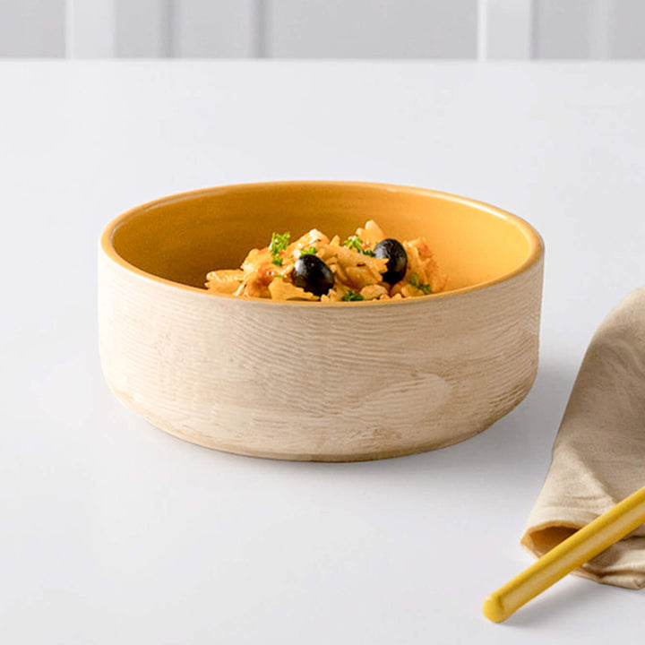 Amber Love Ceramic Serving Bowl