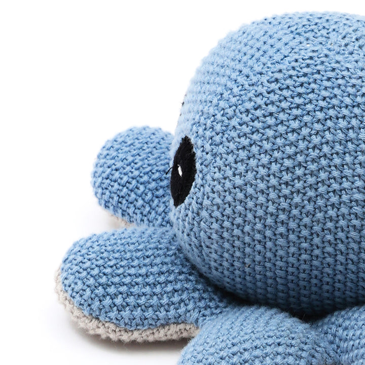 Cotton Knitted & Embroidared Stuffed Baby Toy-Jelly