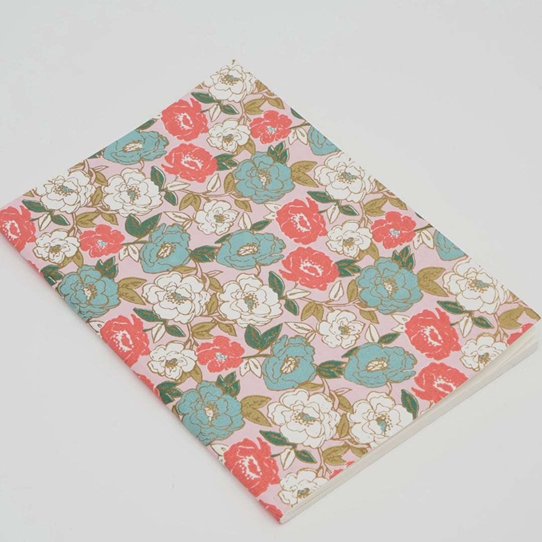 Soft Cover Note Book / Peach - Recycled Cotton & Mill Made Paper / 7 X 10 Inches (L X W) / Moq - 6 Pcs