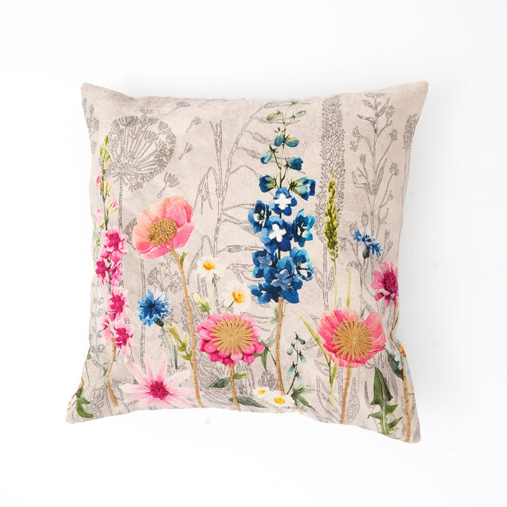 Printed Embroidered Cushion