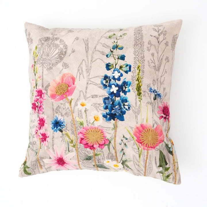 Printed Embroidered Cushion