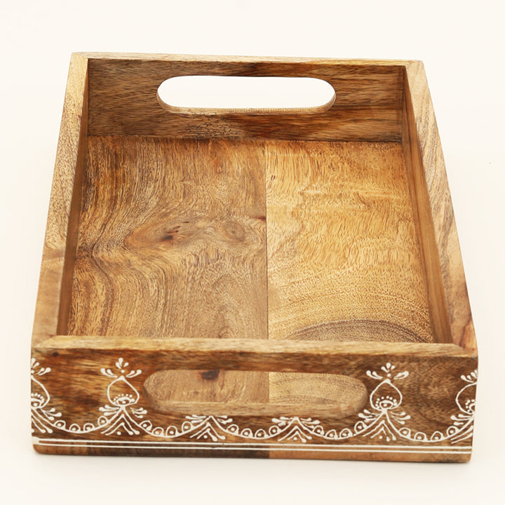 Set of 3 Wooden Trays