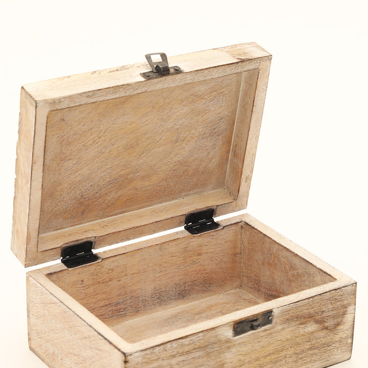 Wooden Medium Jewellary Box Mango Wood