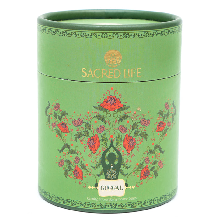 Sacred Life Yoga Incense Cone - Pack Of 4Variant: Loban Guggal Franckincense Myrrh