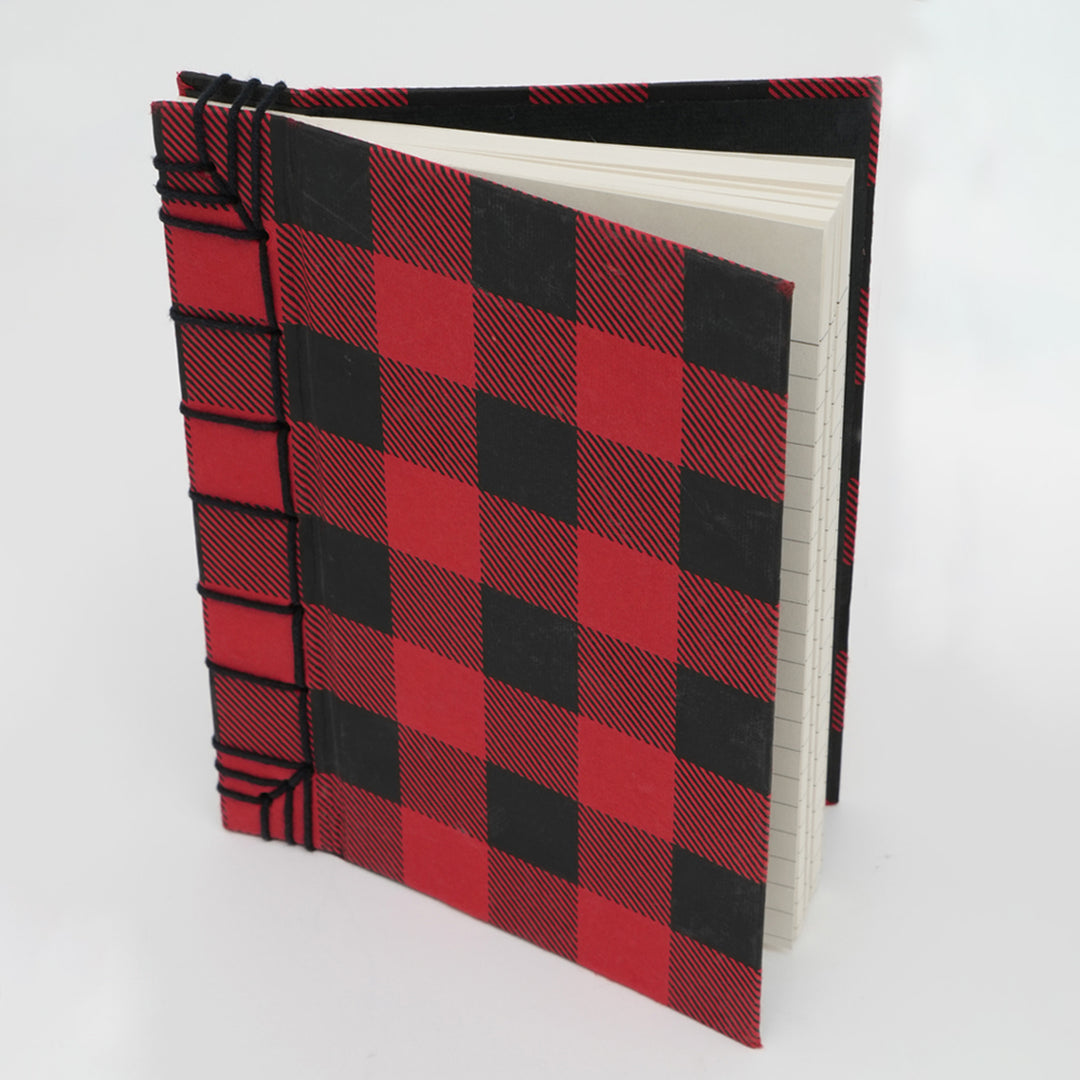 Hard Cover Note Book / Red - Recycled Cotton & Mill Made Paper / 6 X 8 Inches (L X W) / Moq - 6 Pcs