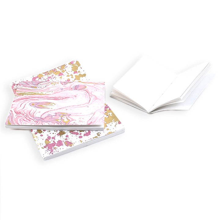 Notebook / Set Of 3 Pcs / Pink - Recycled Cotton Paper / 7 X 10 Inches / Moq - 2 Sets