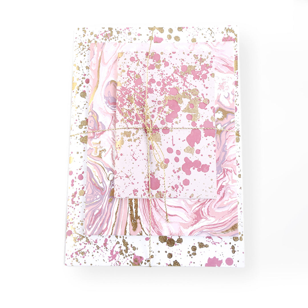 Notebook / Set Of 3 Pcs / Pink - Recycled Cotton Paper / 7 X 10 Inches / Moq - 2 Sets