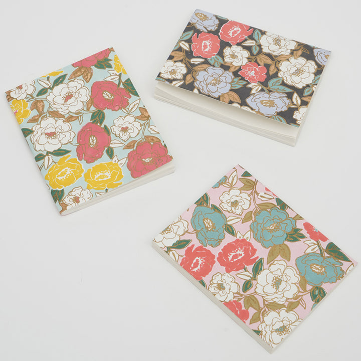 Notebook / Set Of 3 Pcs / Multi Color - Recycled Cotton & Mill Made Paper / 4 X 5 X 1 Inches (L X W X H) / Moq - 2 Sets