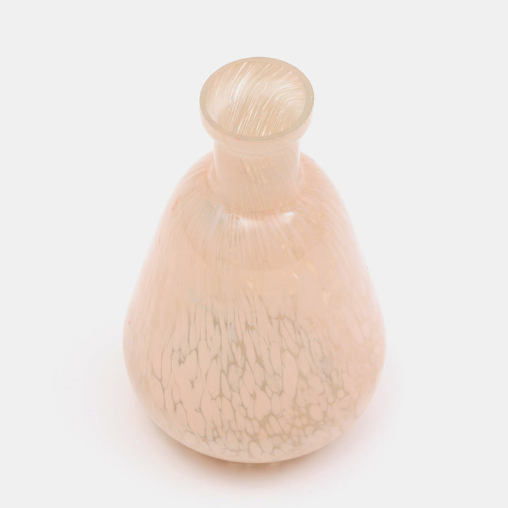 White Splutter Hurricane Ombre Vase