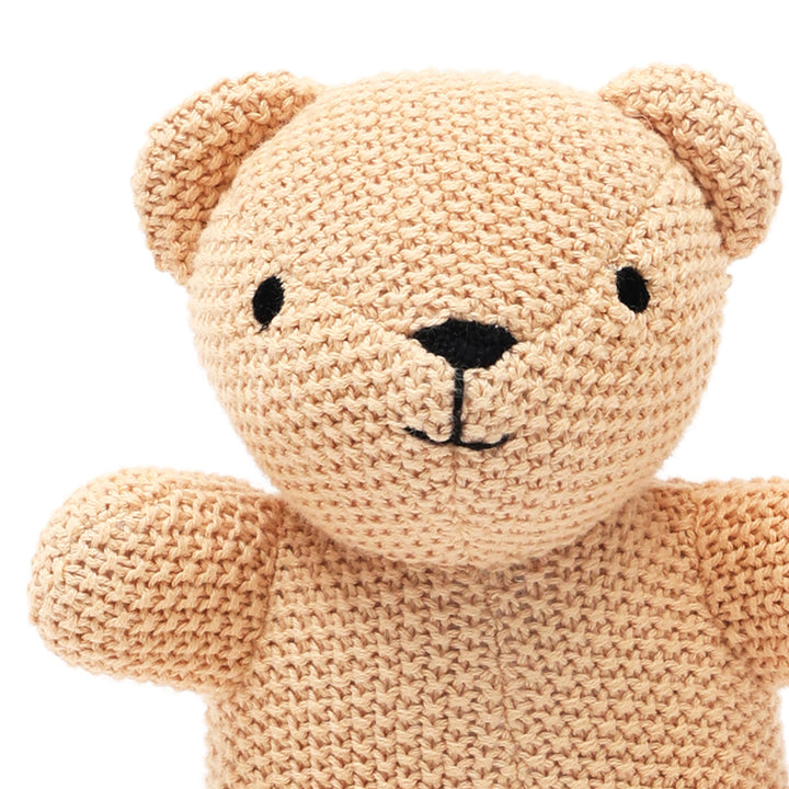 Cotton Knitted Stuffed Baby Toy-Bubu (Beige)